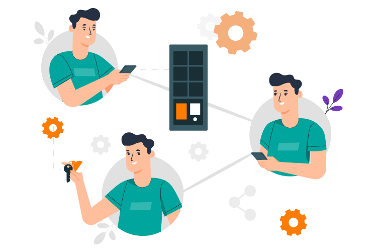 Automatic Key Exchange